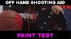 Basketball Off Hand Shooting Aid Smooth Shooter Paint Test