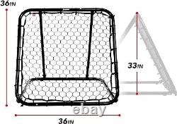 Basketball Pass Back Rebounder Net Multi-Sport Training Rebound Screen Perfe