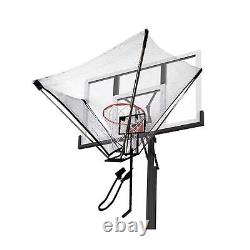 Basketball Rebounder Return System with 180° Basketball Return Chute, Compa