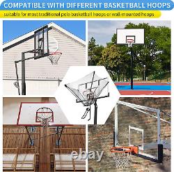 Basketball Rebounder Return System with 180° Return Chute for Indoor Outdoor