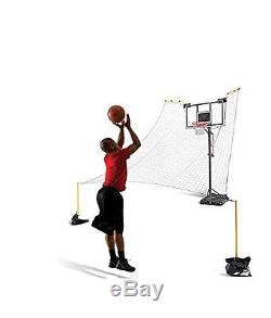 Basketball Return System Net Ball Rebounder Shooting Practice Pole Mount Train