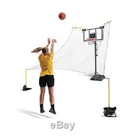 Basketball Return System Net Ball Rebounder Shooting Practice Pole Mount Train
