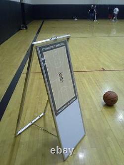 Basketball Trainer Equipment -Straight Shot Dry Erase Board and Shooting Aid