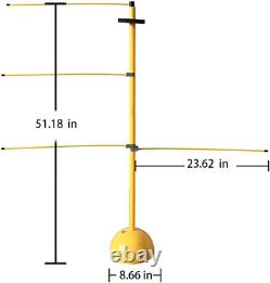 Basketball Training Equipment Dribble Stick Adjustable Height Basketball