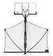 Basketball Yard Guard Defensive Net System Rebounder+Foldable Net&Arms into Pole