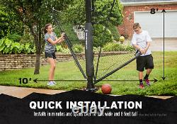 Basketball Yard Guard Defensive Net System Rebounder Foldable Net Ball Return