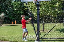 Basketball Yard Guard Easy Fold Defensive Net System Quickly Installs on Any