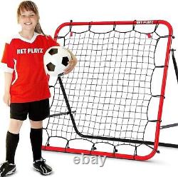 Basketball and Soccer Rebounder Net Kick-Back Pass-Back Training