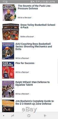Basketball coaching dvds lot