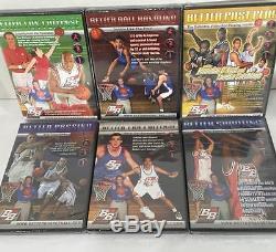 Better Basketball DVDs Lot of 6 Better Shooting Passing Defense Offense Play NEW