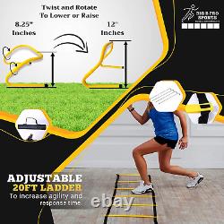 Big B Pro Sports Agility Training Equipment with Training Ladder and Soccer Cone