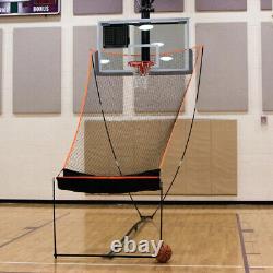 Bownet Basketball Rebounder Ball Shot Trainer Hoop Returner Net 11'6 x 10