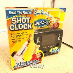 Cadaco Beat the Buzzer Electronic Basketball Shot Clock LED display with mount