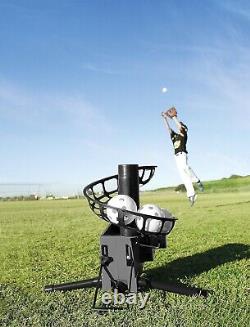 Catapult Soft Toss Baseball Pitching Machine for Batting and Fielding
