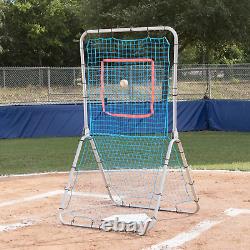 Champion Sports Rebound Pitchback Net Adjustable Training Practice Rebounder