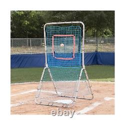 Champion Sports Rebound Pitchback Net Adjustable Training Practice Rebounder