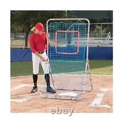 Champion Sports Rebound Pitchback Net Adjustable Training Practice Rebounder