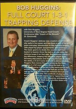 Coaching Basketball DVD Bob Huggins Full Court 1-3-1 Trapping Defense