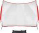 Collapsible Barricade Backstop Net 12X9 Ft, Net for Lacrosse, Baseball, Basketba