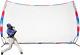 Collapsible Barricade Backstop Net, Basketball Barrier Net Lacrosse Backstop, Net