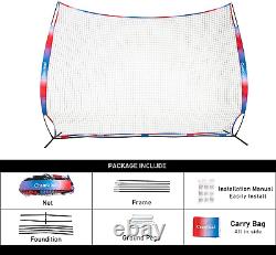 Collapsible Barricade Backstop Net, Basketball Barrier Net Lacrosse Backstop, Net