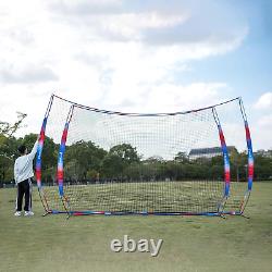 Collapsible Barricade Backstop Net, Basketball Barrier Net Lacrosse Backstop, Net