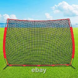 Collapsible Barricade Backstop Net, Portable Barrier Netting, Lacrosse, Baseball