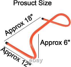 Comprehensive Hurdle Training Set with 12 Hurdles & 10 Marker Cones for Athletes