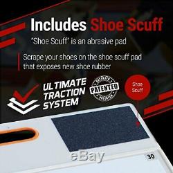 Courtside Shoe Grip Traction Board Includes 30 Sticky Sheets and Shoe Scuff-