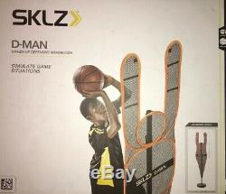 D Man Defensive Mannequin Trainer Hands Up Basketball Perfect Practice SKLZ