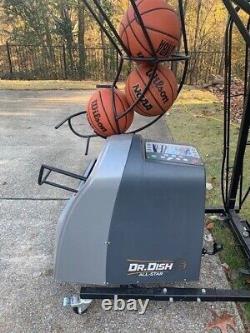 Dr. Dish Allstar Basketball Shooting Machine with Cover and Remote Control