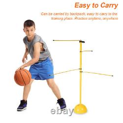 Dribble Training Pole Equipment Indoor/Outdoor Basketball Ball Trainer Lever New