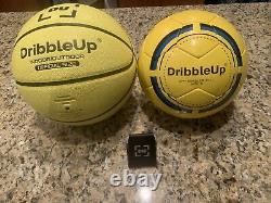 Dribble Up-Yellow Soccer Ball & Basketball With Phone Stand (Lot Of 2/make offers)