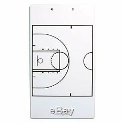Dry-Erase Double Sided Basketball Coaches Clipboard Sports Outdoors Marker &