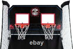 Dual Shot Arcade Basketball Fun at Home Infrared Sensor Scoring 16 Game