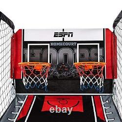 ESPN Indoor Home 2 Player Hoop Dual Shootout Basketball Arcade Game