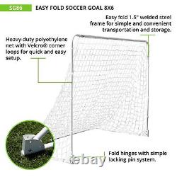 Easy Fold Soccer Goal 8x6