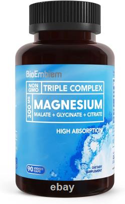 Eco-Friendly, Tested Magnesium (Bone & Muscle) Support Vegan, Non-GMO