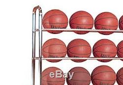 First Team Economy 12 Basketball Ball Carrier Storage Gym Practice Shooting Rack
