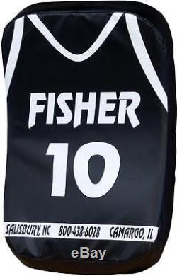 Fisher BB100 Curved Basketball Body Shield, Black