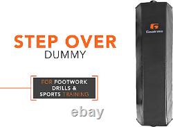 Football Step over Dummy with Heavy-Duty Handles for Footwork Drills & Sports Tr
