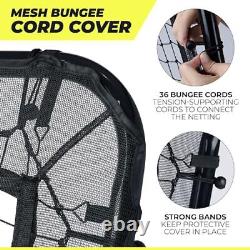 For Backyard 6x4 Ft. Lacrosse Bounce Back Net, Volleyball Lacrosse Rebounder