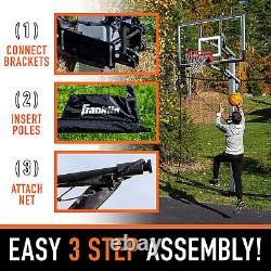 Franklin Sports Defender Net Pro 10Ft. X 8Ft. Rebounder Easily Fold and Quic