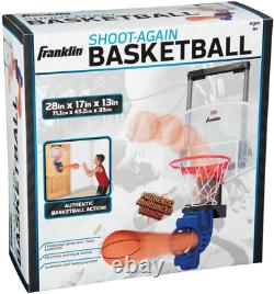 Franklin Sports Mini Basketball Hoop with 28 x 17 x 13-Inch, Blue/White
