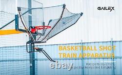 GAILEX Basketball Shot Return NET Apparatus Return Chute Supports 180°Rotating