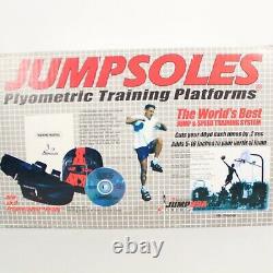 GORGEOUS JUMPSOLES PLYOMETRIC TRAINING PLATFORMS SYSTEM WithDVD & MANUAL, SIZE MED