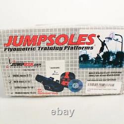 GORGEOUS JUMPSOLES PLYOMETRIC TRAINING PLATFORMS SYSTEM WithDVD & MANUAL, SIZE MED