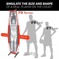 GoSports Basketball Xtraman Dummy Defender Training Mannequin Huge 7', Red