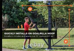 Goalrilla Basketball Yard Guard Easy Fold Defensive Net System Quickly Black