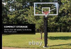 Goalrilla Basketball Yard Guard Easy Fold Defensive Net System Quickly Black